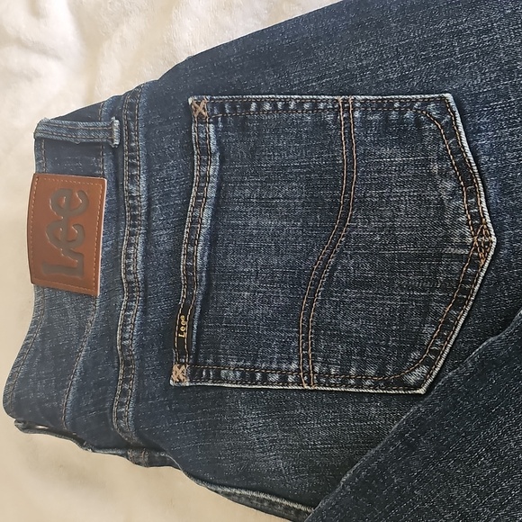 Lee Men's Extreme Motion MVP Slim Fit Tapered Leg 33" X 30" Blue - Picture 10 of 11